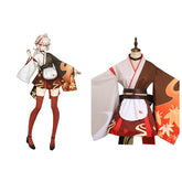 Genshin Impact Kaedehara Kazuha Originell Kimono Dienstmädchen Outfits